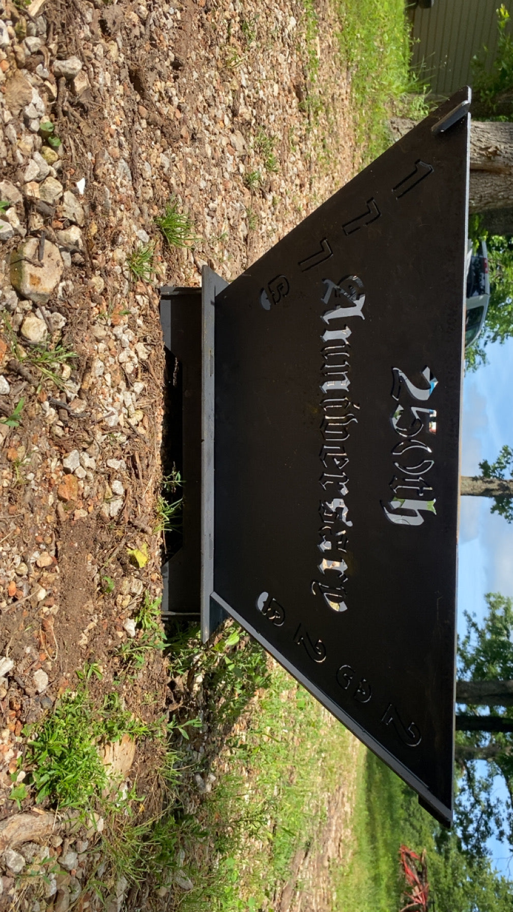 250th Anniversary American fire pit