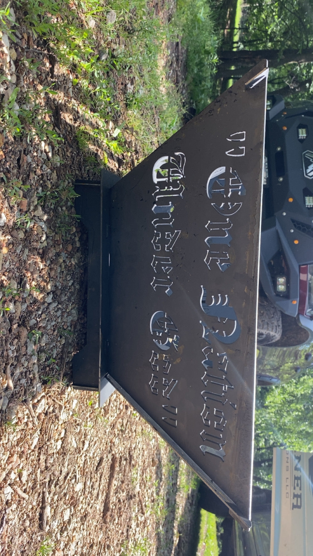 250th Anniversary American fire pit
