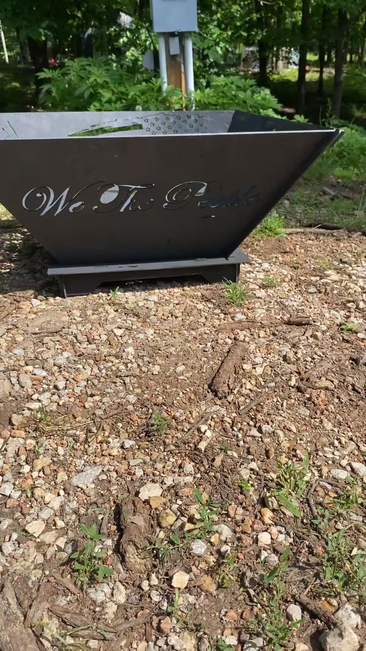 250th Anniversary American fire pit